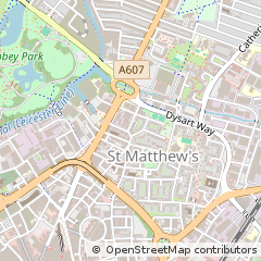 Map of Leicester