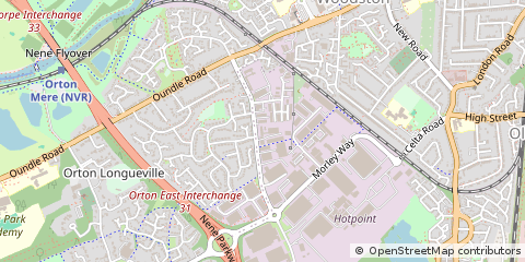 Map of Peterborough, Cambridgeshire