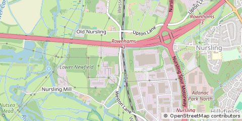 Map of Southampton, Hampshire