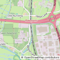 Map of Southampton, Hampshire