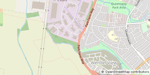 Map of Rochdale, Northants