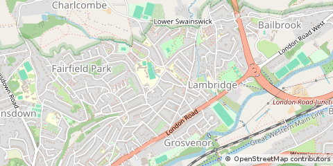 Map of Bath