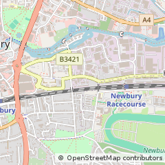 Map of Newbury, Berkshire