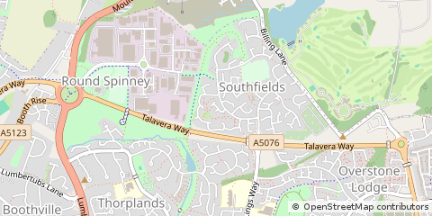 Map of Northampton