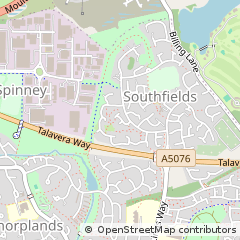 Map of Northampton