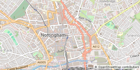 Map of Nottingham