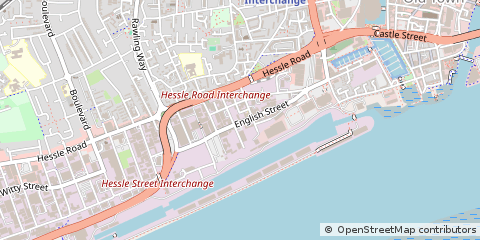 Map of Hull, East Yorkshire