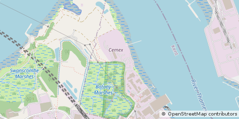 Map of Gravesend
