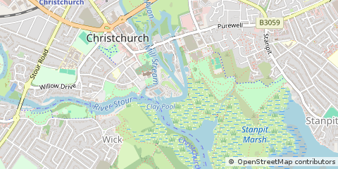 Map of Christchurch