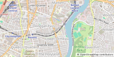 Map of Belfast