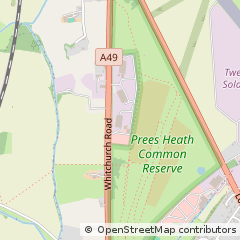 Map of Whitchurch, Shropshire