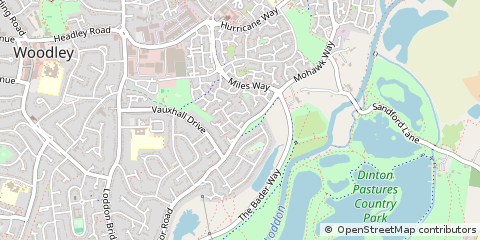Map of Reading, Berkshire
