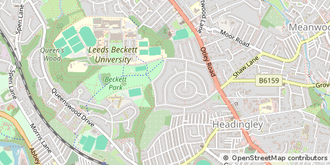 Map of Leeds