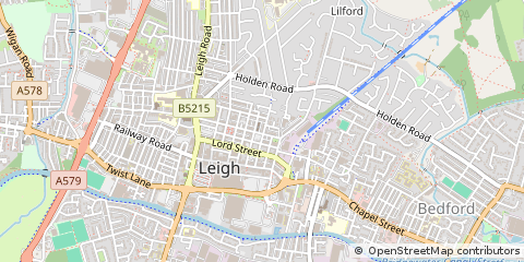 Map of Leigh