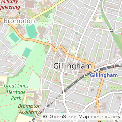Map of Gillingham