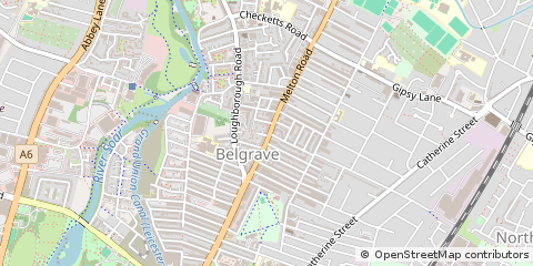 Map of Leicester