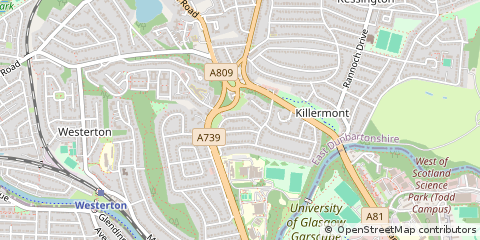 Map of Glasgow