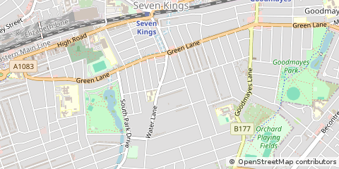 Map of Ilford