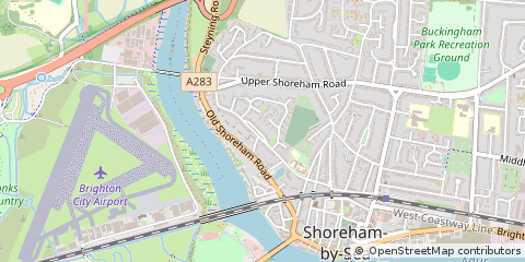 Map of West Sussex