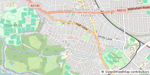 Map of Manchester