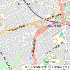 Map of Sunderland