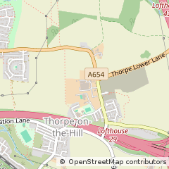 Map of Wakefield, West Yorkshire