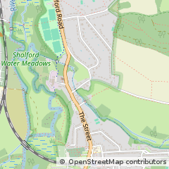 Map of Guildford, Surrey
