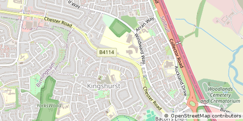 Map of Birmingham