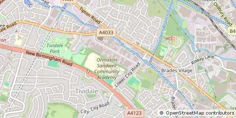 Map of Oldbury, West Midlands