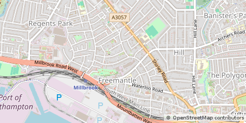 Map of Southampton
