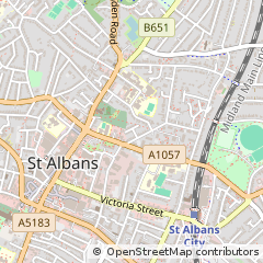 Map of ST. Albans, Hertfordshire