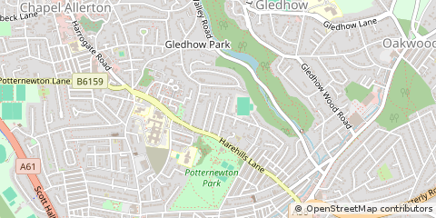 Map of Leeds