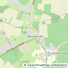 Map of Cranbrook, Kent