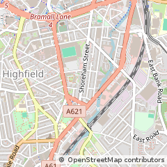 Map of Sheffield