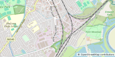 Map of Nottingham