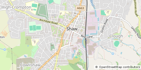 Map of Oldham