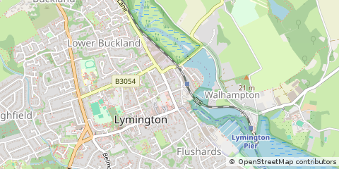 Map of Lymington