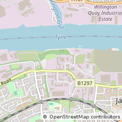 Map of Jarrow, Tyne and Wear
