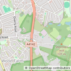 Map of Oxford, Oxfordshire