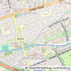 Map of Edinburgh, Midlothian