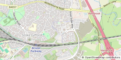 Map of Bristol, Gloucestershire