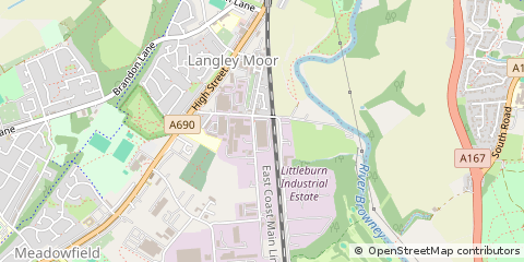 Map of Durham