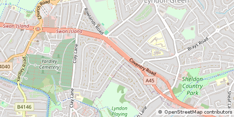 Map of Birmingham