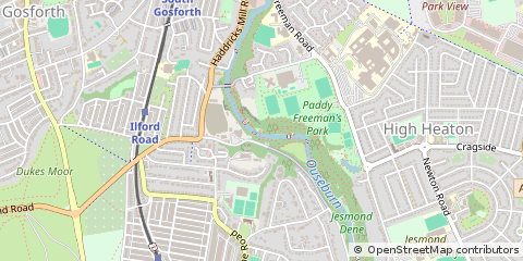 Map of Newcastle Upon Tyne