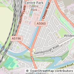 Map of Warrington, Cheshire