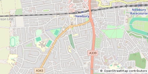 Map of Newbury