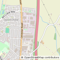 Map of Lutterworth, Leicestershire