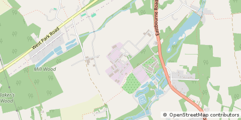 Map of Lingfield, Surrey