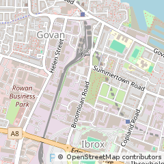 Map of Glasgow, Strathclyde