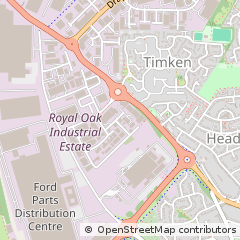 Map of Daventry, Northamptonshire